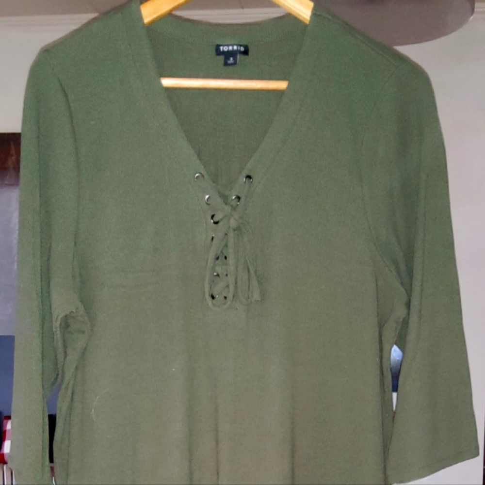 Torrid green dress, 3X